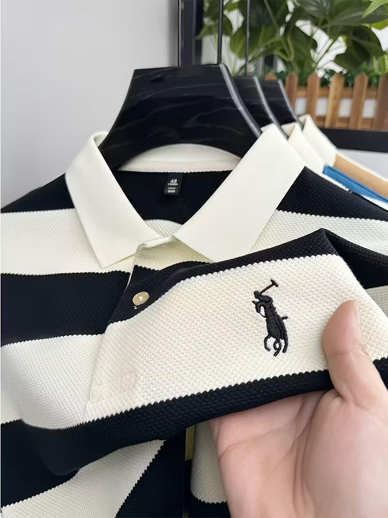 [LLEVÁ 2 AL PRECIO DE 1] – Polo Rayas Premium™ | Casual, Moderno y Fachero