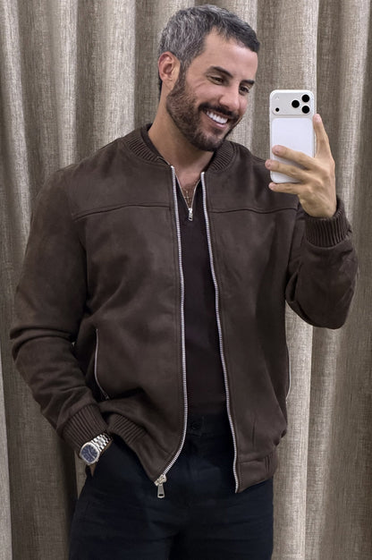 Campera Oxford · Estilo Bomber de Gamuzada