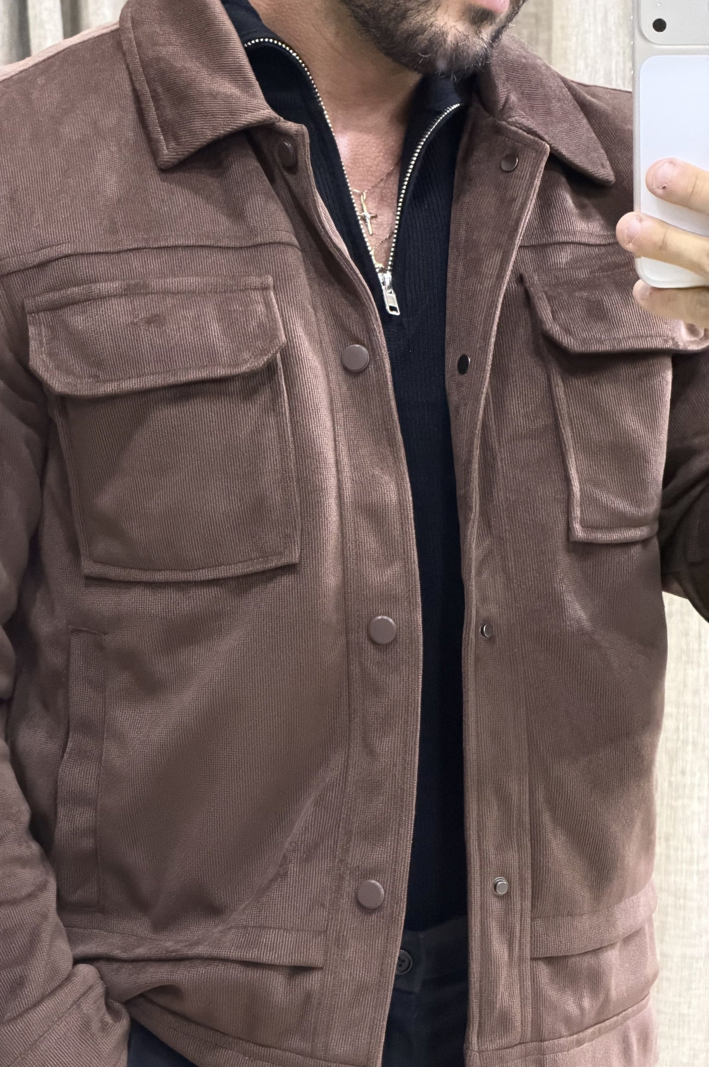 Campera Verona · Corte Clásico con Cuello Solapa