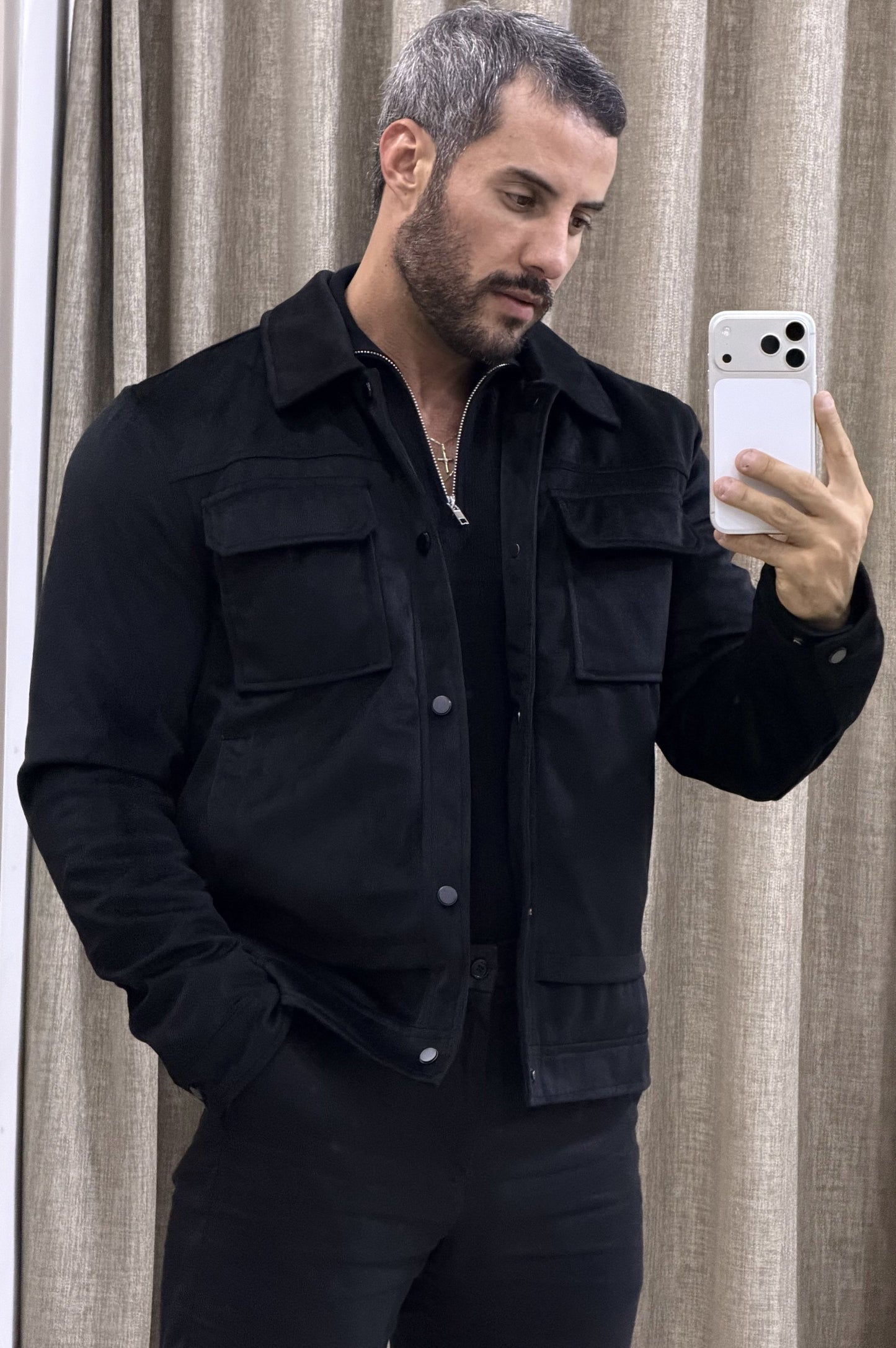 Campera Verona · Corte Clásico con Cuello Solapa